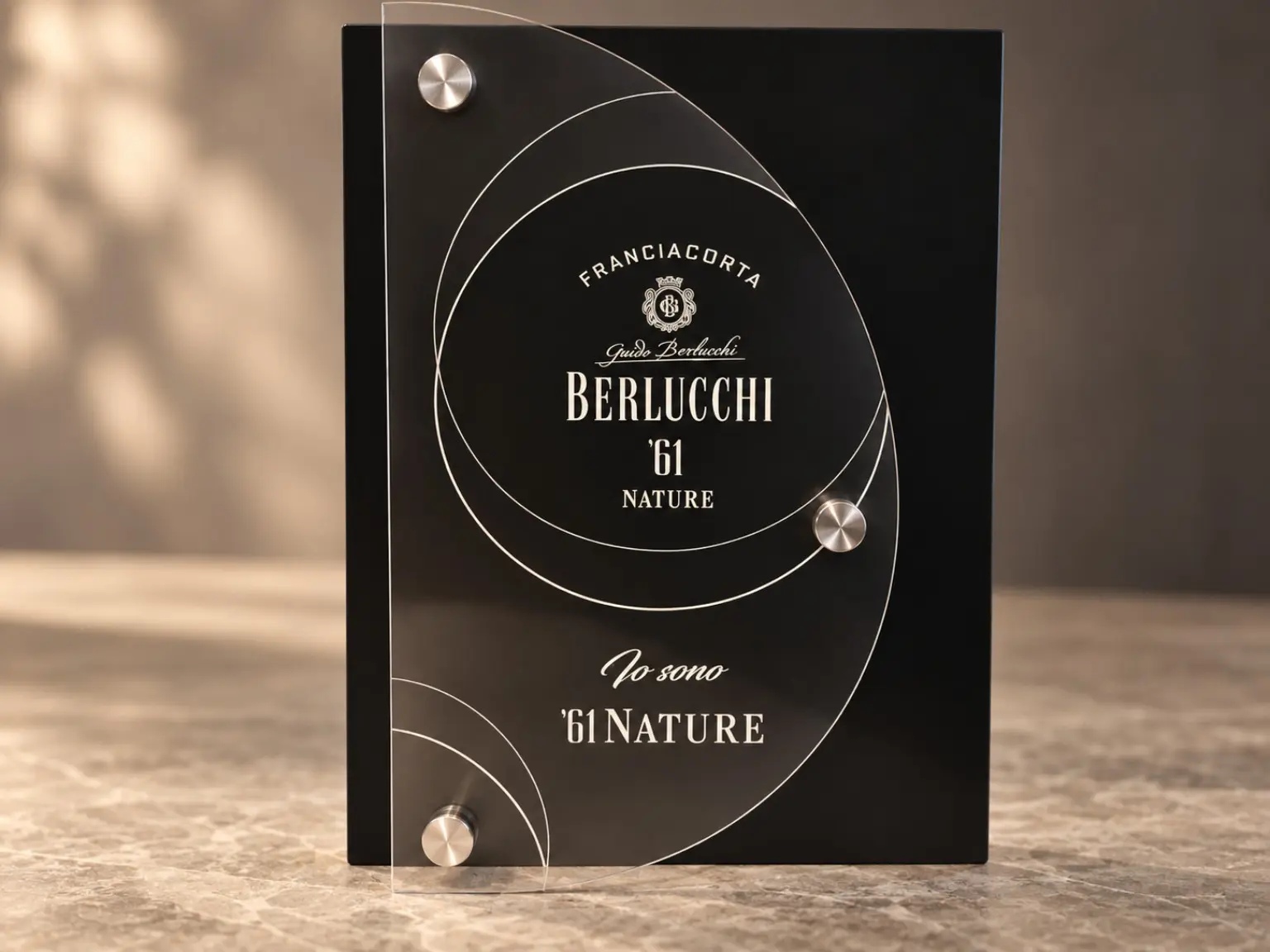 Targa del riconoscimento Berlucchi ’61 Nature